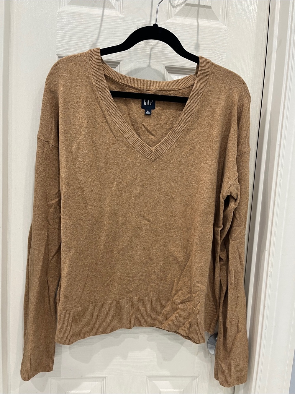 GAP Tan V-Neck Sweater
